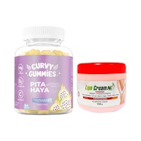 Suplemento Pita Haya + Crema Thermogénesis Tapa roja Lipo Cream